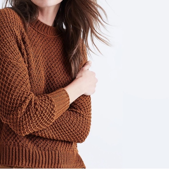 Madewell Navy French Quarter Pullover Sweater Size XS - Picture 6 of 13